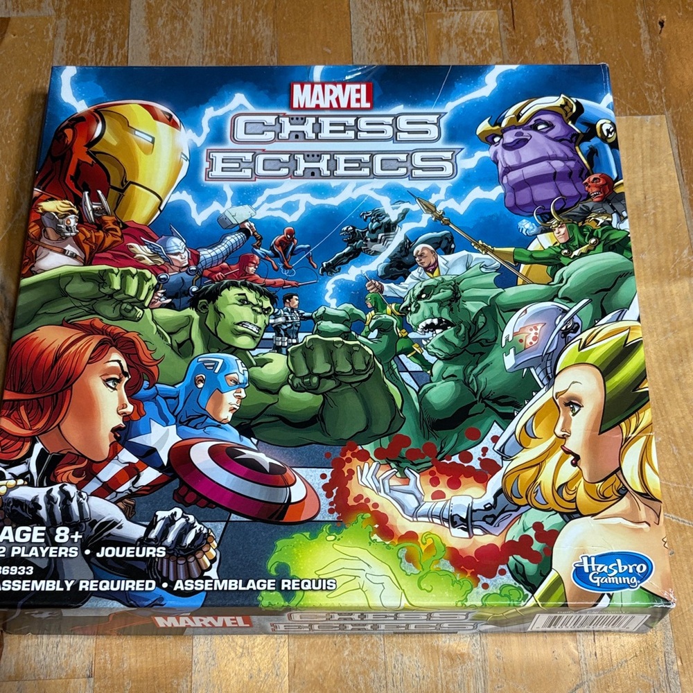 Hasbro Marvel Chess Set with Iconic Characters